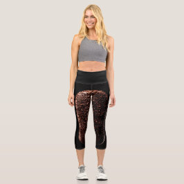 Leggings Capri Capris de yoga de alta calidad, XS (0-2)