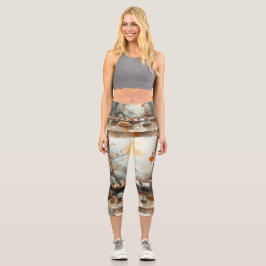 Leggings Capri Capris de yoga de alta calidad, XS (0-2)