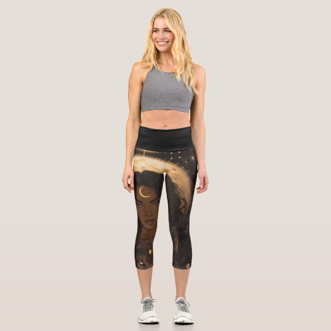 Leggings Capri Capris de yoga de alta calidad, XS (0-2) (Anverso)