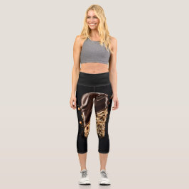 Leggings Capri Capris de yoga de alta calidad, XS (0-2)