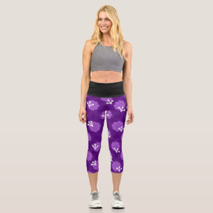 Leggings Capri Capris de yoga de cintura alta, XS (0-2)
