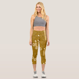 Leggings Capri Capris de yoga de cintura alta, XS (0-2)