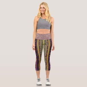 Leggings Capri Capris de yoga de cintura alta, XS (0-2)