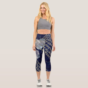 Leggings Capri Capris de yoga de cintura alta, XS (0-2)