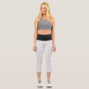 Leggings Capri Capris de yoga musical