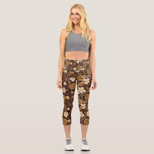 Leggings Capri Capris de yoga personalizados de cintura alta