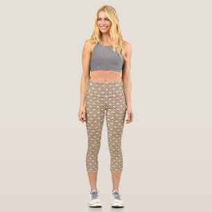Leggings Capri Capris de Yoga Personalizados de Cintura Alta
