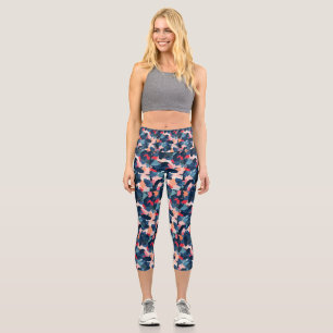Leggings Capri Capris de yoga personalizados de cintura alta