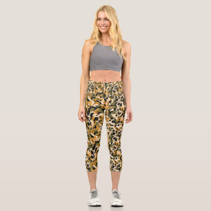 Leggings Capri Capris de yoga personalizados de cintura alta