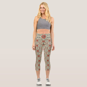 Leggings Capri Capris de yoga personalizados de cintura alta