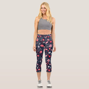 Leggings Capri Capris de yoga personalizados de cintura alta
