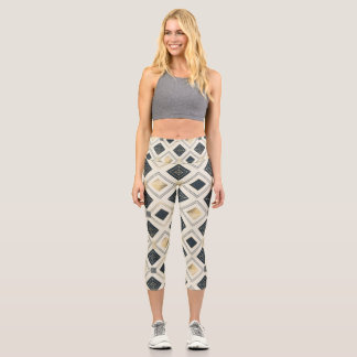 Leggings Capri Capris de yoga personalizados de cintura alta