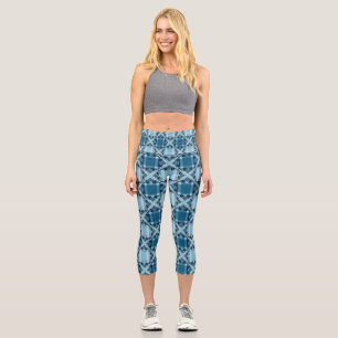 Leggings Capri Capris de yoga personalizados de cintura alta