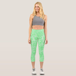 Leggings Capri Capris de yoga únicos de cintura alta
