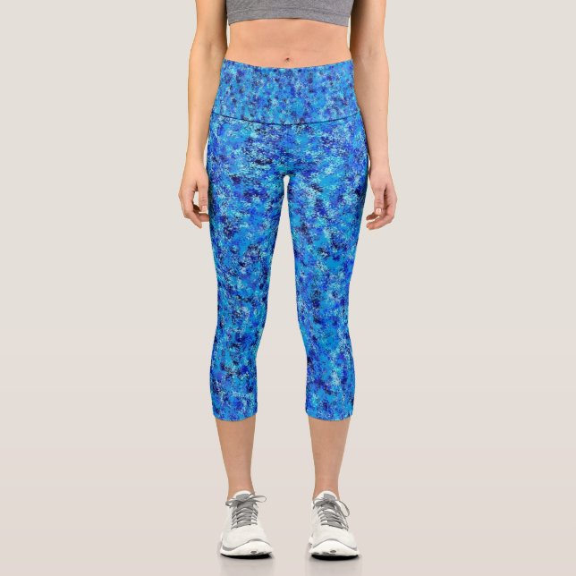 Leggings Capri Capris de yoga únicos de cintura alta (Anverso)