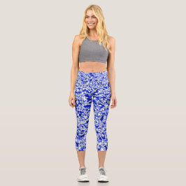 Leggings Capri Capris de yoga únicos de cintura alta