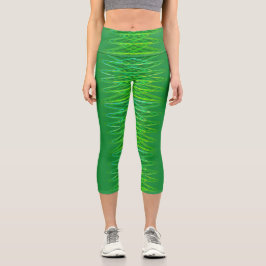 Leggings Capri Capris Evergreen High Waisted