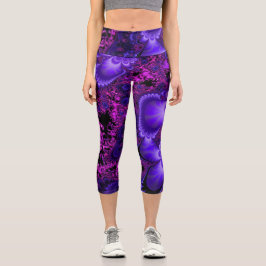 Leggings Capri Capris Fractal