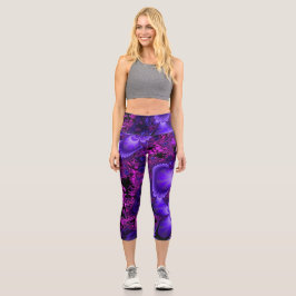 Leggings Capri Capris Fractal