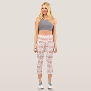Leggings Capri Capris fuera de blanco de alto deseo por Joya Eve