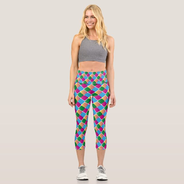 Leggings Capri Capris moderno de alto nivel (Anverso)