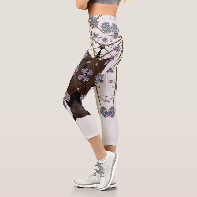Leggings Capri Capris Volador de Fox High Waisted (Izquierda)