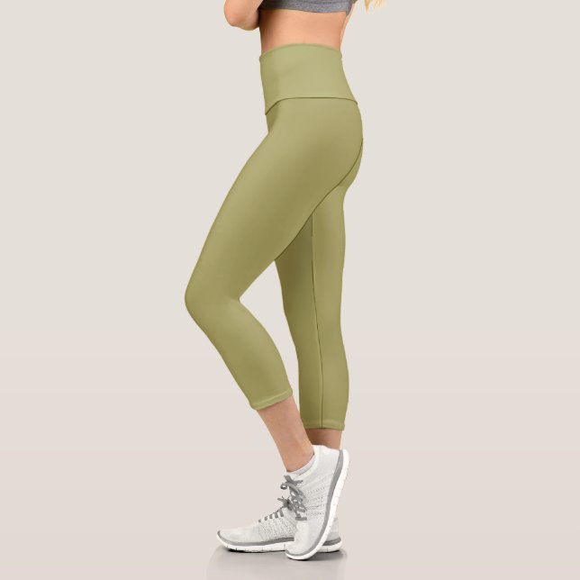 Leggings Capri Caqui (Izquierda)