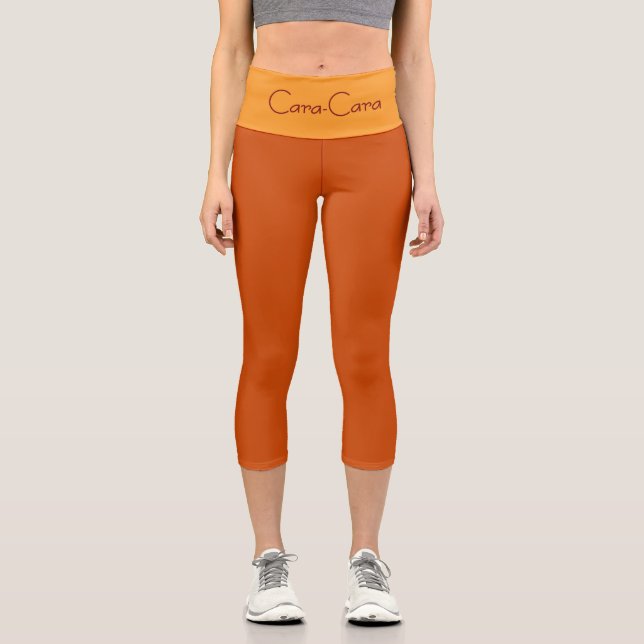 Leggings Capri "CARA-CARA" Custom High-Waisted Capri Pants  (Anverso)