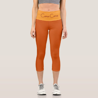 LEGGINGS CAPRI "CARA-CARA" DE CINTURA ALTA PERSONALIZADA