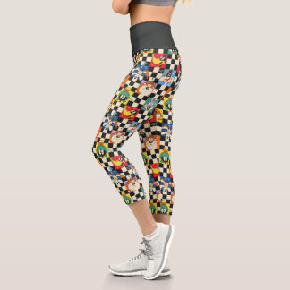 Leggings Capri Caracteres LOONEY TUNES™ en negro y blanco