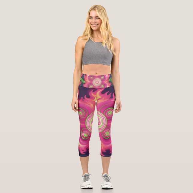 Leggings Capri Caramelo Derretido  (Anverso)