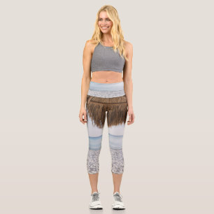 Leggings Capri Caribbean Beach Blis #3 #wall #art