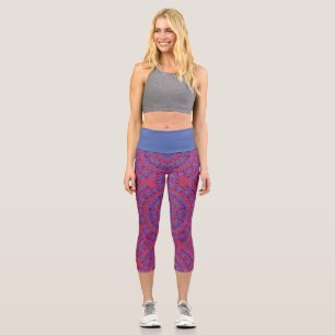 Leggings Capri Catorce obras de arte caleidoscopio del volumen nu