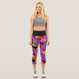 Leggings Capri Cebra pintada