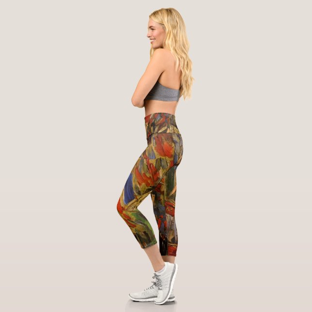 Leggings Capri Celebración del 14 de julio en París de Vincent va (Izquierda)