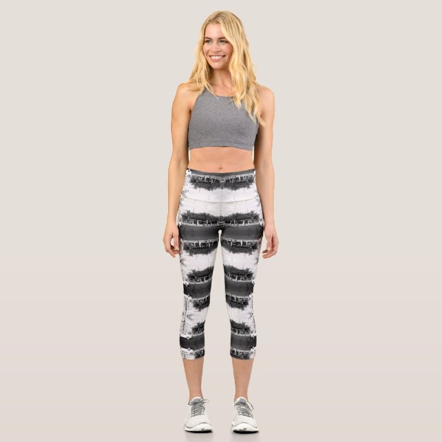 Leggings Capri Centro histórico de Argelia (Anverso)