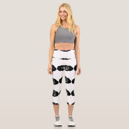 Leggings Capri Cerebro Excesivamente Pensativo Cómic Arte Salud M