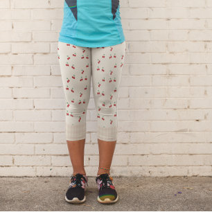 Leggings Capri Cerezas