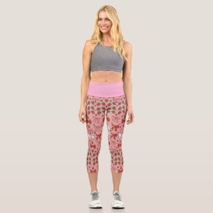 Leggings Capri cerezas y fresas