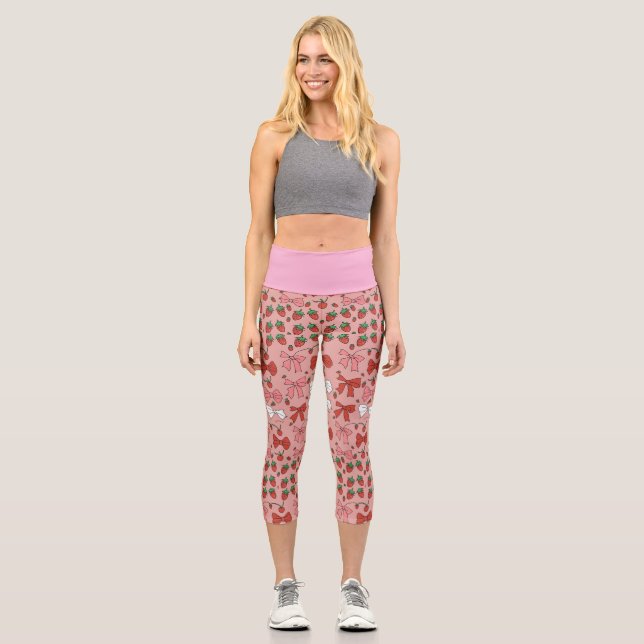 Leggings Capri cerezas y fresas (Anverso)