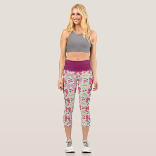 Leggings Capri cerezas y fresas