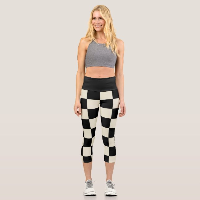 Leggings Capri Chessboard lecapcna (Anverso)