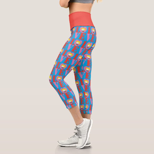 Leggings Capri Chibi Supergirl LOVE (Izquierda)