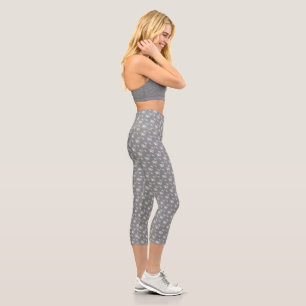 Leggings Capri Chic Gris Capri Floral