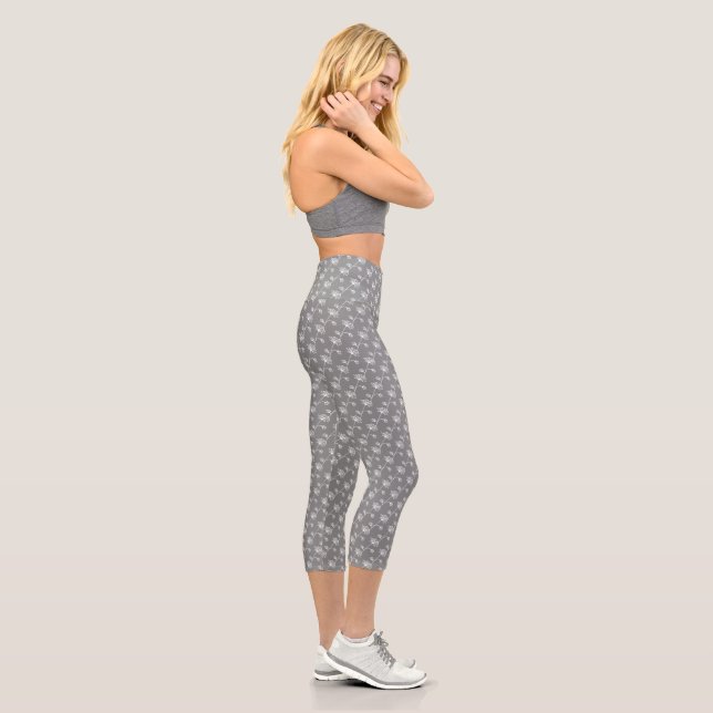 Leggings Capri Chic Gris Capri Floral (Derecha)