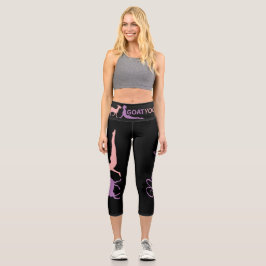 Leggings Capri Chica de Yoga Goat Namaste