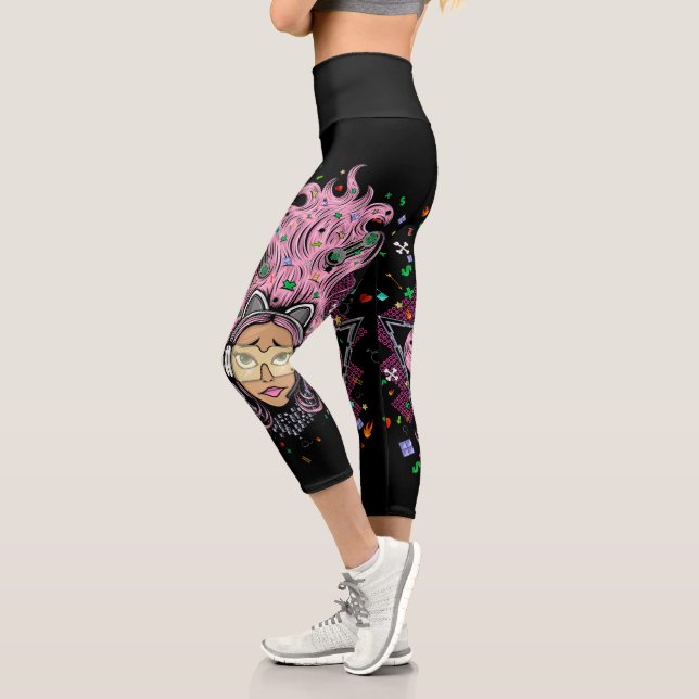 Leggings Capri Chica Gamer (Izquierda)
