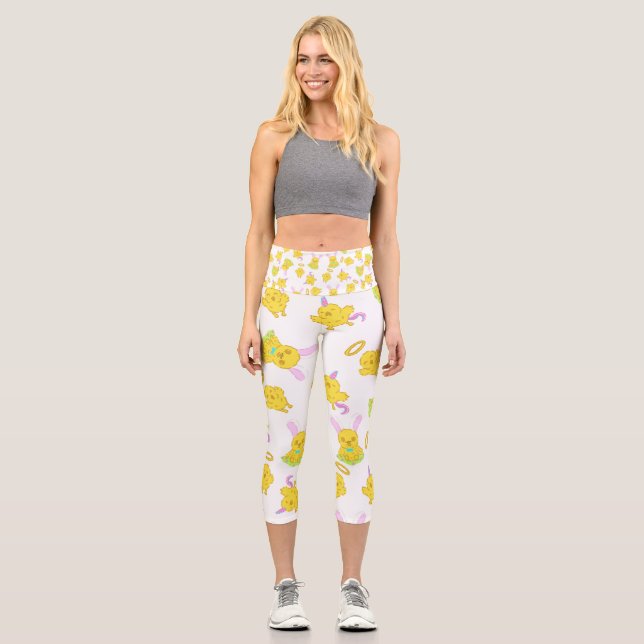 Leggings Capri Chicas de Pascua (Anverso)