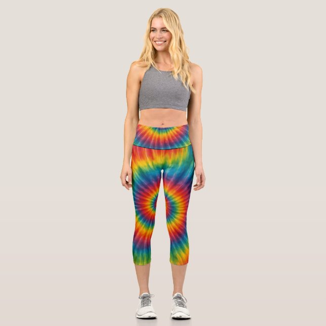 Leggings Capri Chromatic Vortex (Anverso)