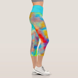 Leggings Capri Cielo arcoiris